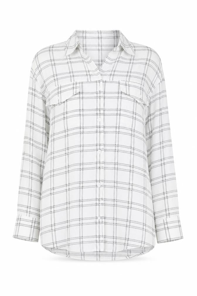 PRETTYLITTLETHING Womens White Polka Dot Polyester Basic Blouse Size 10 Collared