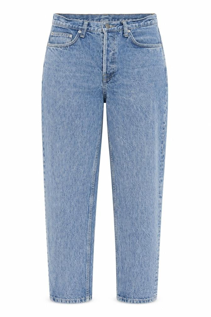 Dr Denim Womens Blue Cotton Mom Jeans Size 30 in L30 in Regular Button