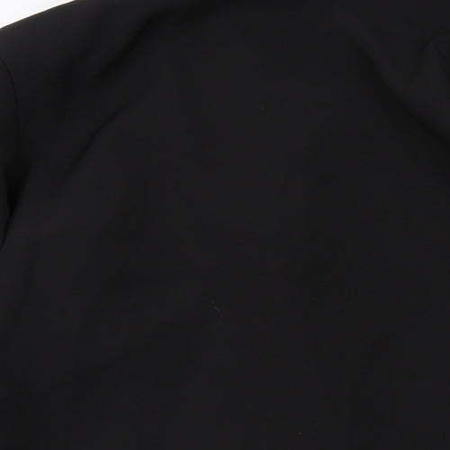 Boohoo Womens Black Jacket Size 12 Button