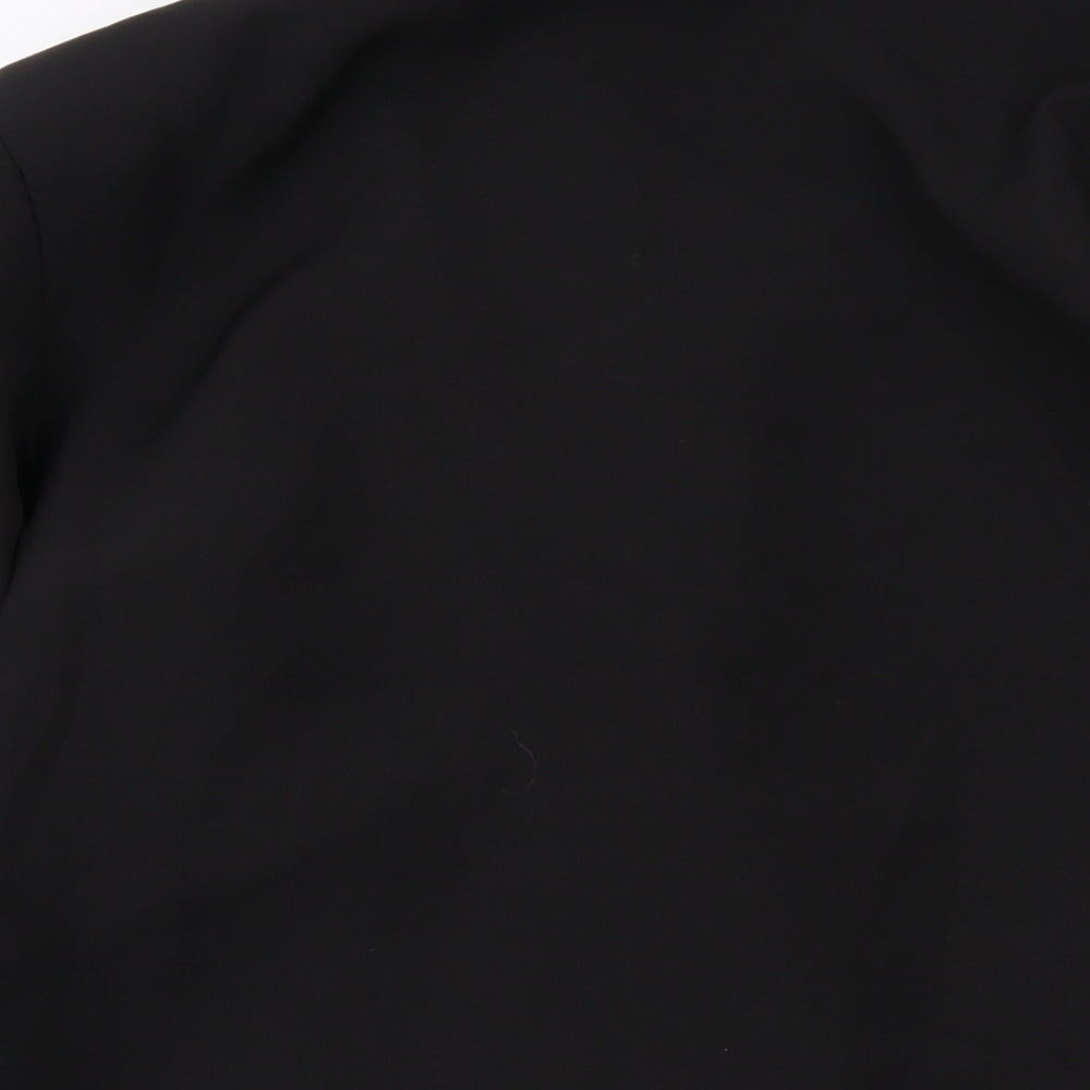 Boohoo Womens Black Jacket Size 12 Button