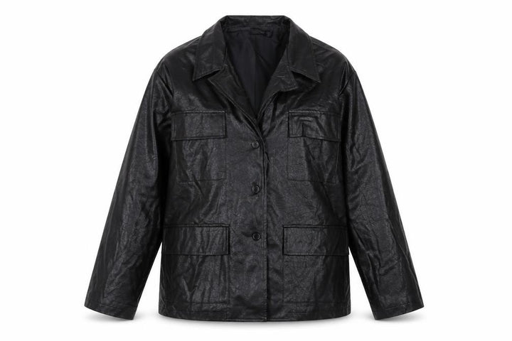 Nasty Gal Womens Black Jacket Size 12 Button