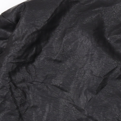 Nasty Gal Womens Black Jacket Size 12 Button