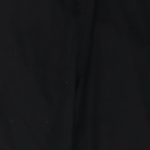 Matalan Womens Black Cotton Straight Jeans Size 20 L30 in Regular Button