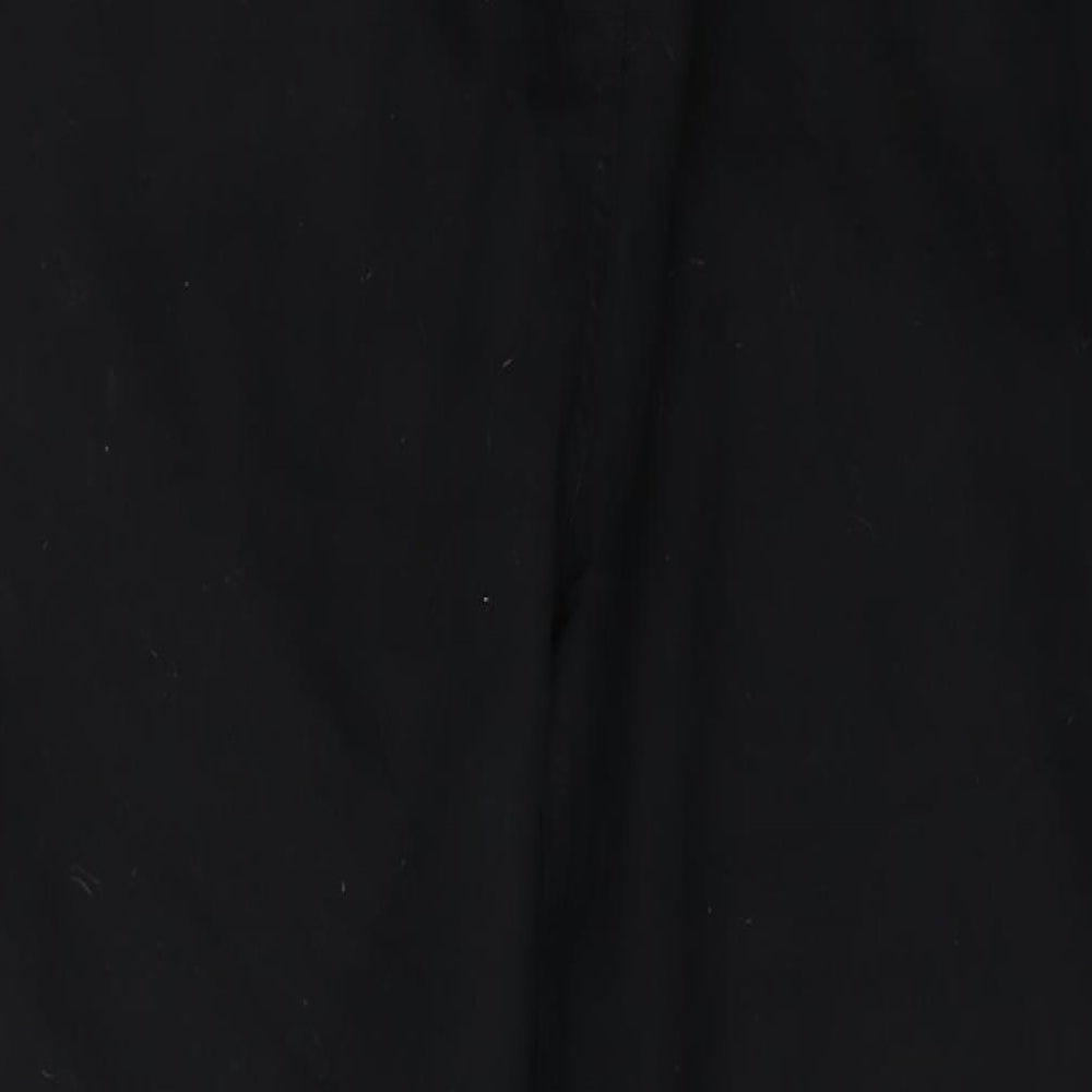 Matalan Womens Black Cotton Straight Jeans Size 20 L30 in Regular Button