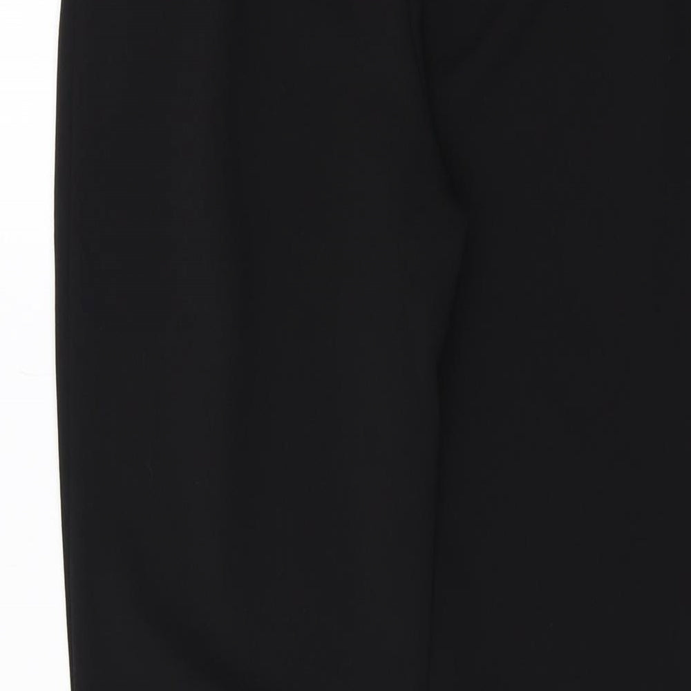 ASOS Womens Black Polyester Trousers Size 8 L25 in Regular