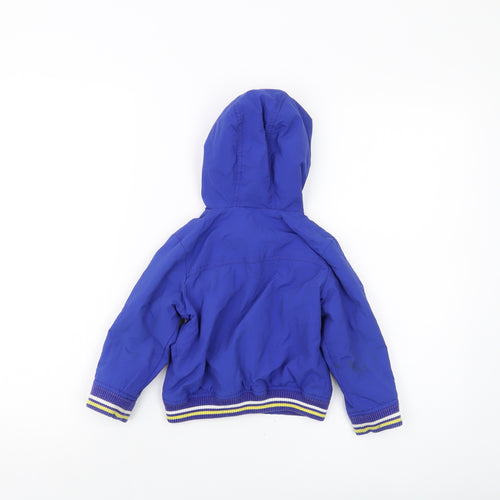 Mini Club Boys Blue Jacket Size 2 Years Zip