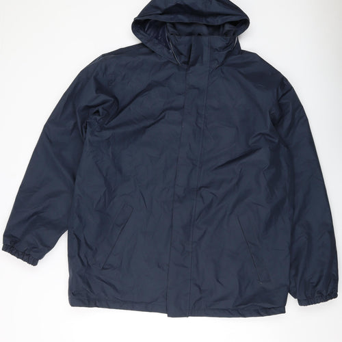 Jack Daw Mens Blue Jacket Size L Zip