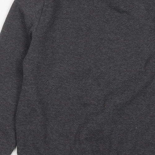 FRIENDS Womens Grey Cotton Pullover Sweatshirt Size 2XS Pullover