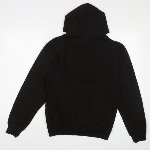 UFC Mens Black Cotton Pullover Hoodie Size S