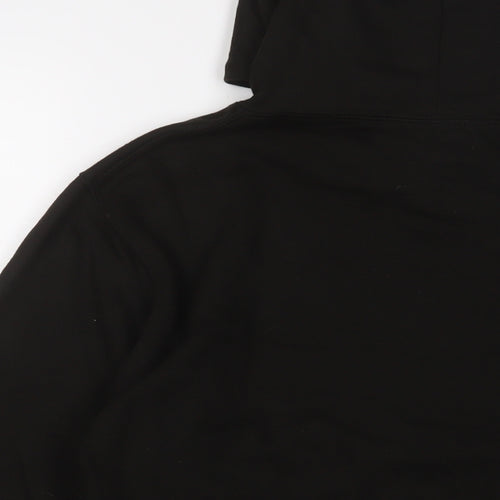 UFC Mens Black Cotton Pullover Hoodie Size S