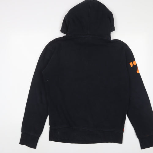 Superdry Mens Blue Cotton Pullover Hoodie Size M