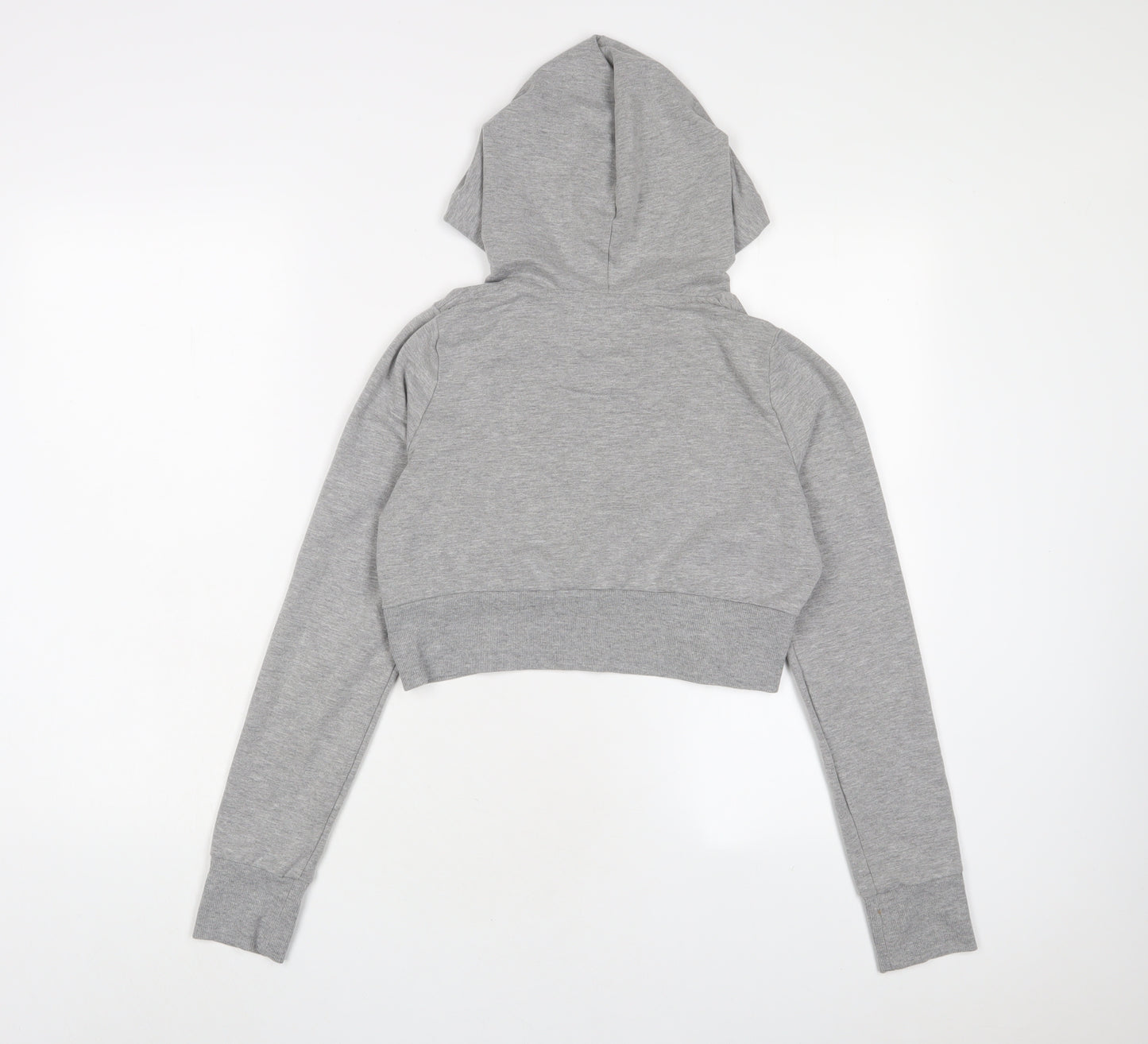 Pure Simple Girls Grey Polyester Pullover Hoodie Size 10 Years Pullover