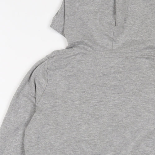 Pure Simple Girls Grey Polyester Pullover Hoodie Size 10 Years Pullover