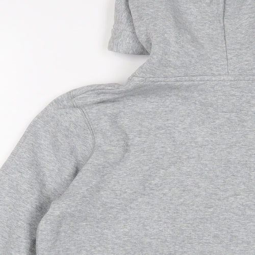 Jack Wills Womens Grey Cotton Pullover Hoodie Size 10 Pullover