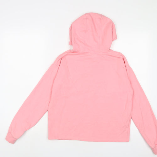 FRIENDS Girls Pink Cotton Pullover Hoodie Size 12-13 Years Pullover