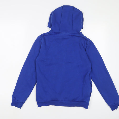 McKenzie Boys Blue Cotton Pullover Hoodie Size 10 Years Pullover - 10-12 Years