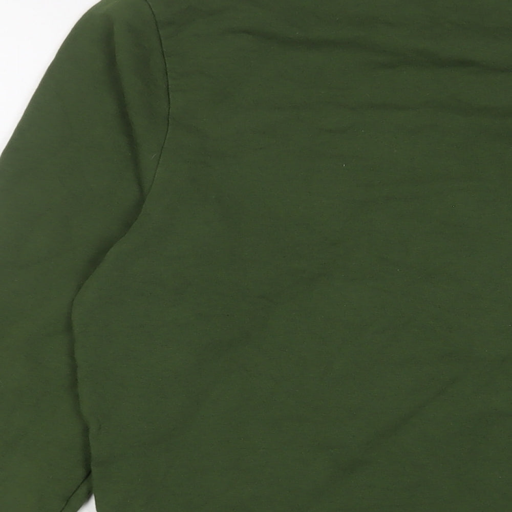 NEXT Mens Green Cotton T-Shirt Size M Crew Neck