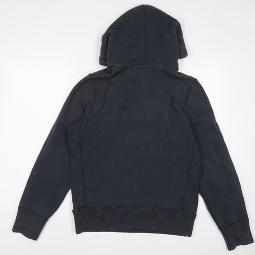 Abercrombie & Fitch Mens Blue Cotton Pullover Hoodie Size S