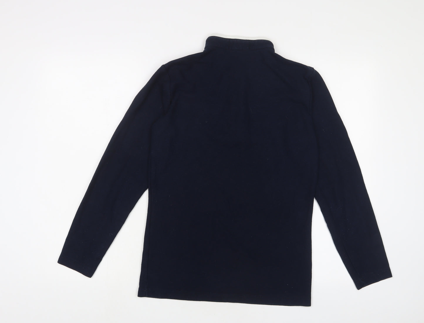 Lyon Becker Mens Blue Polyester T-Shirt Size S Henley