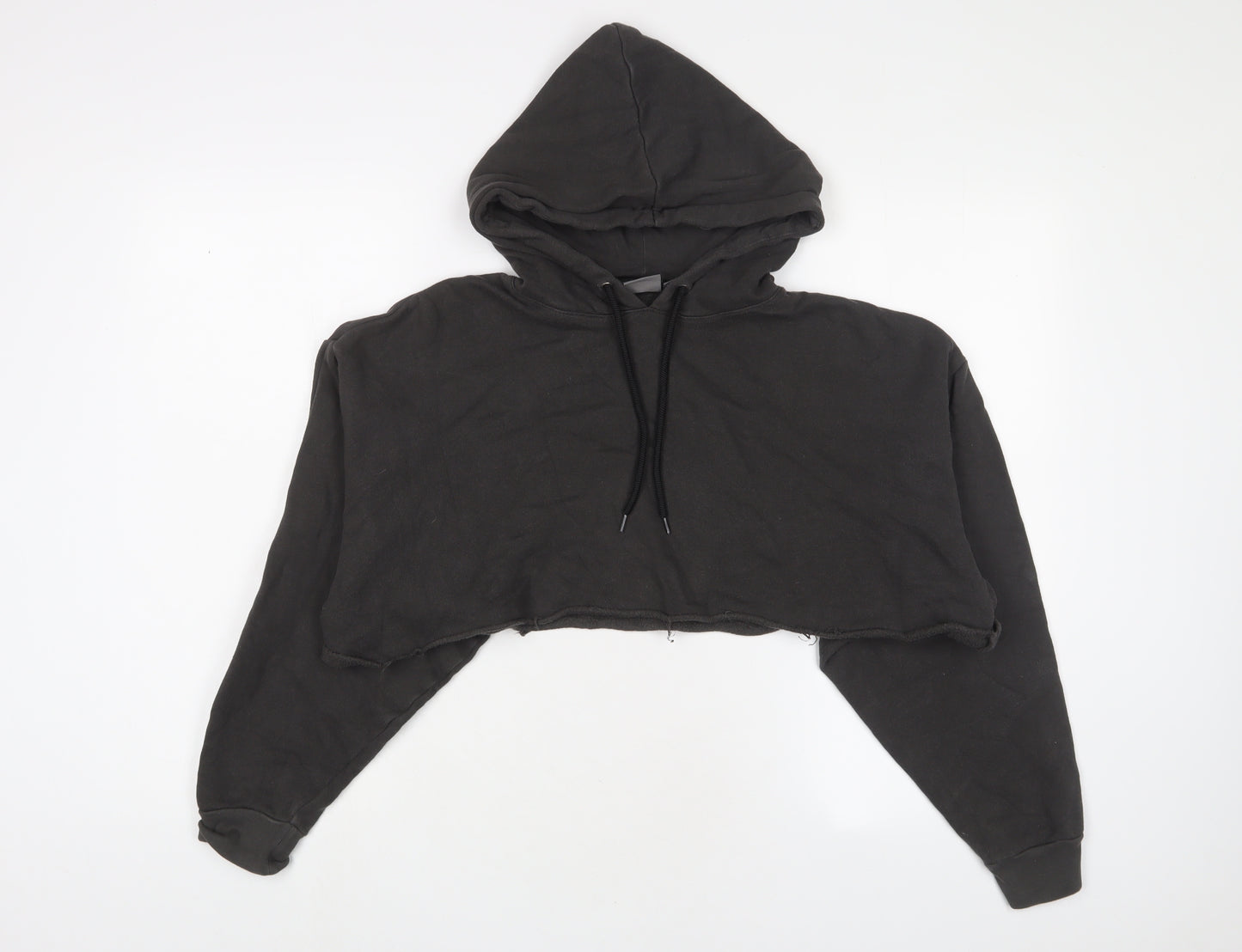 ASOS Womens Grey Cotton Pullover Hoodie Size 2XS Pullover