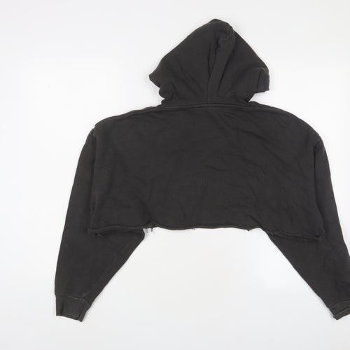 ASOS Womens Grey Cotton Pullover Hoodie Size 2XS Pullover