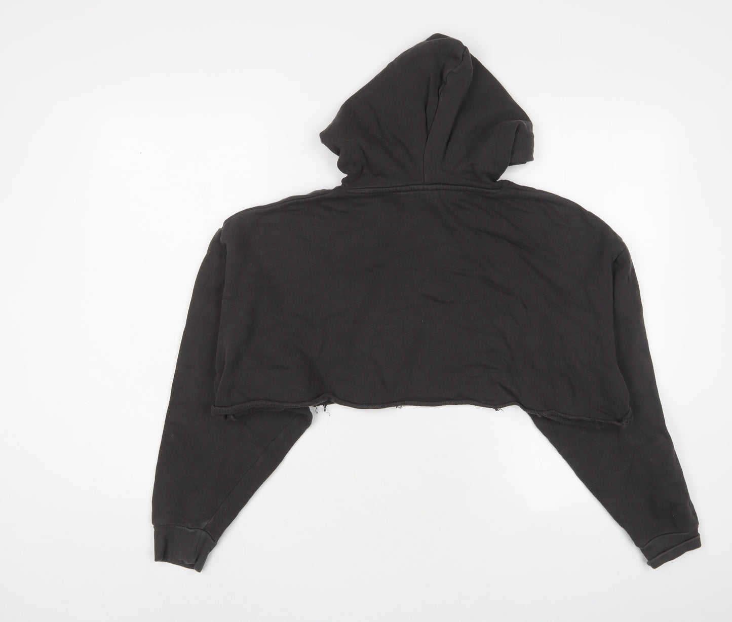 ASOS Womens Grey Cotton Pullover Hoodie Size 2XS Pullover