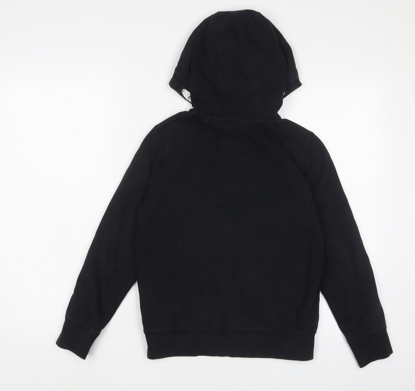 NEXT Boys Black Cotton Full Zip Hoodie Size 9 Years Zip
