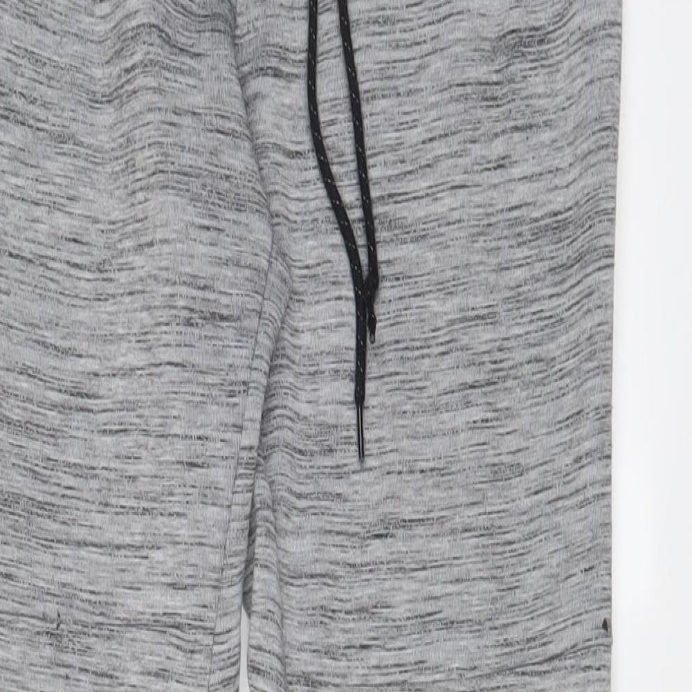 Kyodan Mens Grey Cotton Jogger Trousers Size M L30 in Regular Drawstring