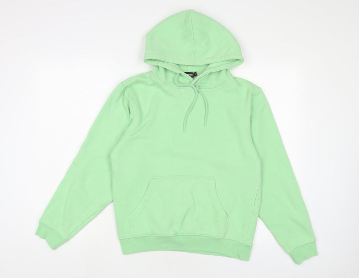 PRETTYLITTLETHING Womens Green Cotton Pullover Hoodie Size S Pullover