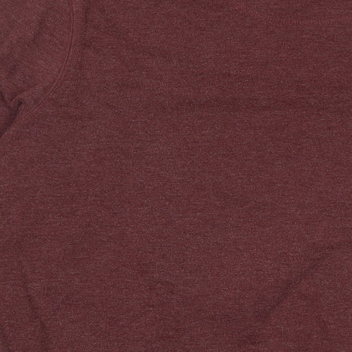 Marks and Spencer Mens Red Cotton Pullover Sweatshirt Size M