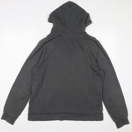 Epona Clothing Womens Grey Cotton Pullover Hoodie Size L Pullover