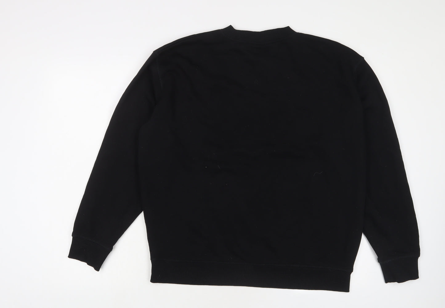 Juicy Couture Mens Black Cotton Pullover Sweatshirt Size XL
