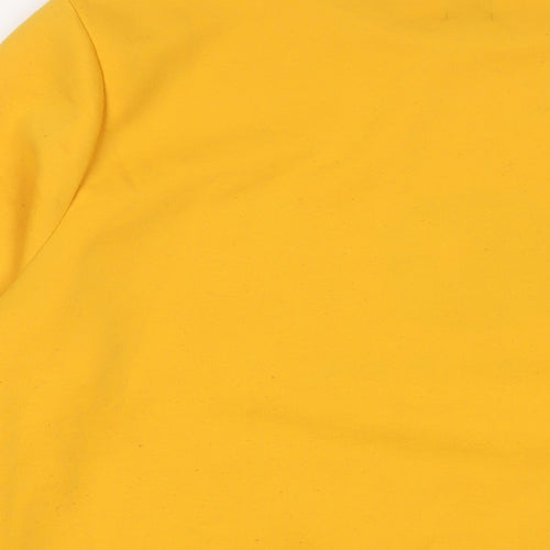 River Island Mens Yellow Cotton Pullover Sweatshirt Size L