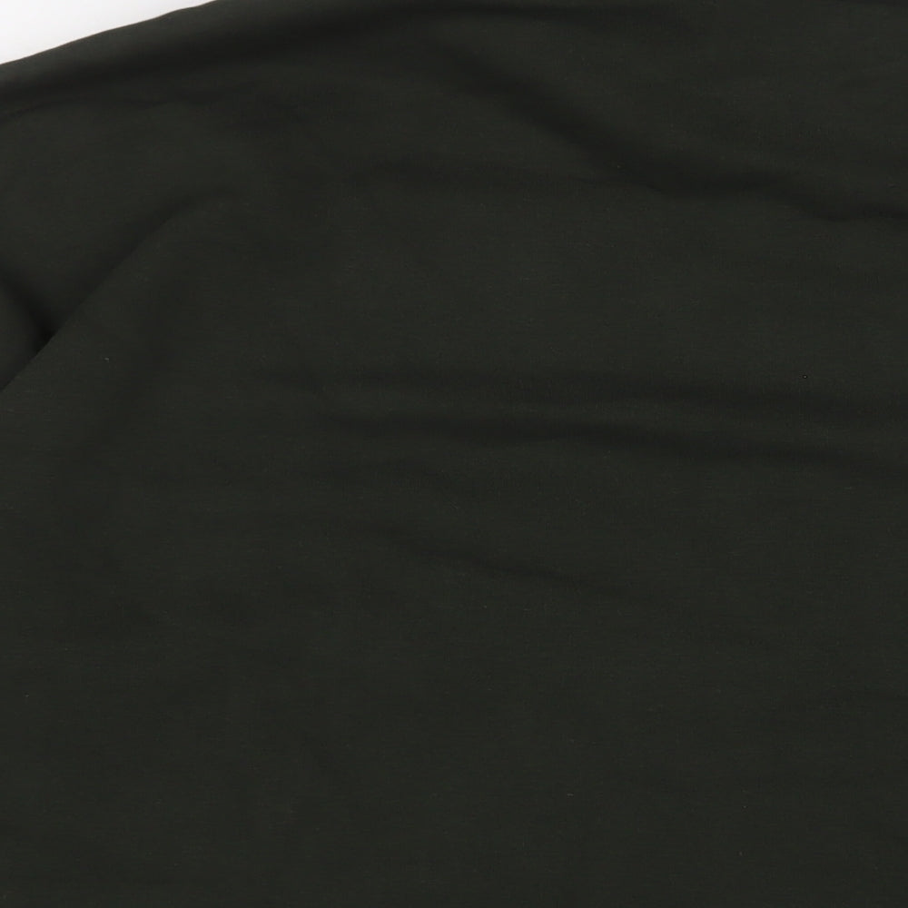 Marks and Spencer Mens Green Cotton Pullover Sweatshirt Size XL