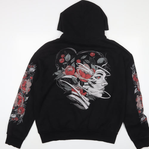Stay cold apparel Mens Black Cotton Pullover Hoodie Size 2XL