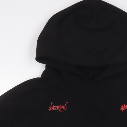Stay cold apparel Mens Black Cotton Pullover Hoodie Size 2XL