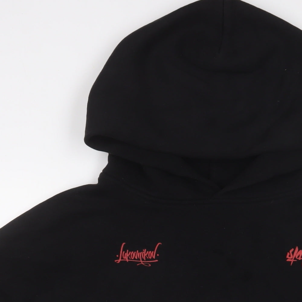 Stay cold apparel Mens Black Cotton Pullover Hoodie Size 2XL