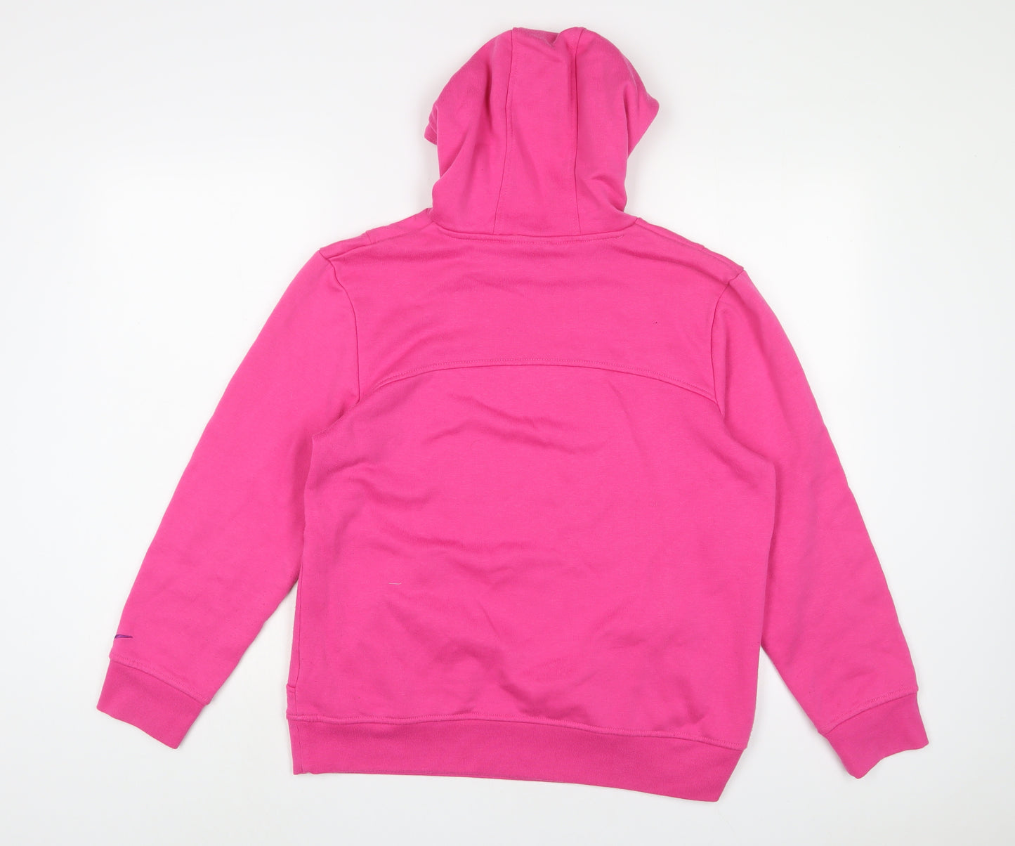 LA Gear Womens Pink Cotton Pullover Hoodie Size 14 Pullover