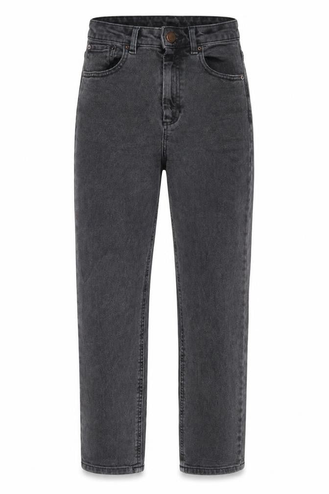 ASOS Womens Grey Cotton Straight Jeans Size 26 in L30 in Regular Zip