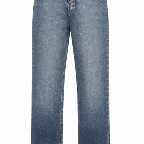 Dust D Womens Blue Cotton Straight Jeans Size 24 in L28 in Regular Zip