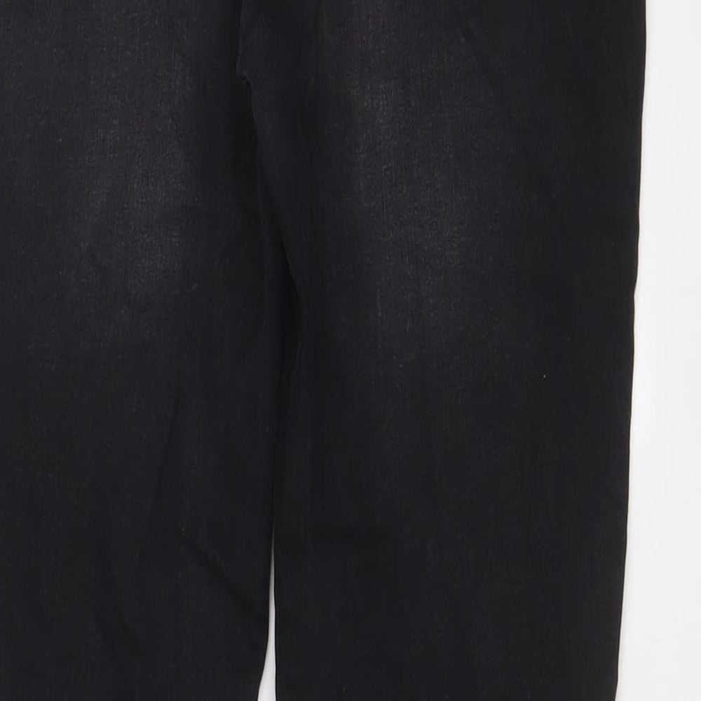 Denim & Co. Womens Grey Cotton Skinny Jeans Size 16 L28 in Regular Zip