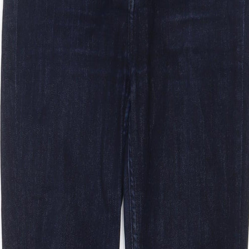 Lee Womens Blue Cotton Skinny Jeans Size 30 in L31 in Regular Zip