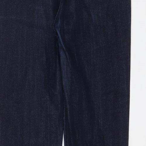 Lee Womens Blue Cotton Skinny Jeans Size 30 in L31 in Regular Zip