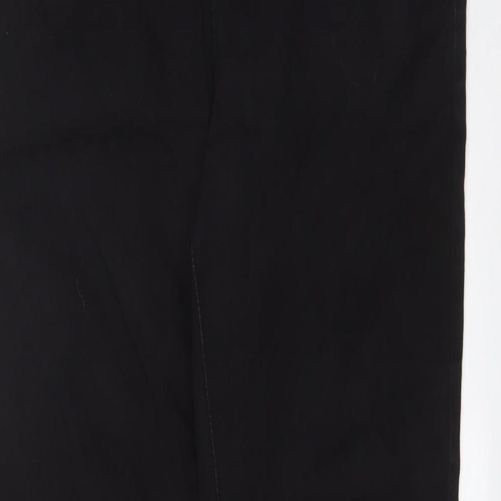 Denim & Co. Womens Black Cotton Skinny Jeans Size 14 L28 in Regular Zip