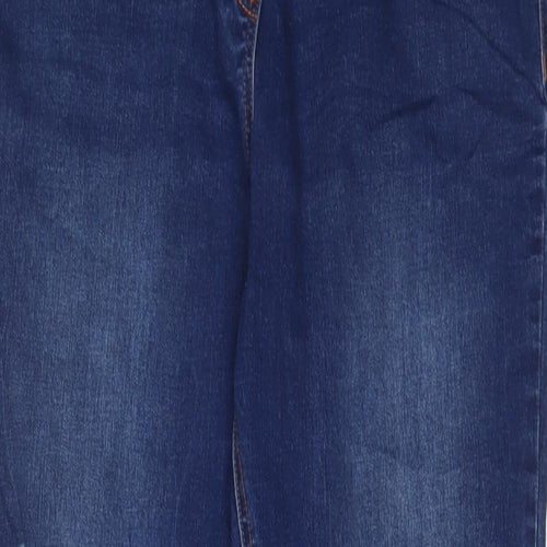 Papaya Womens Blue Cotton Jegging Jeans Size 16 L29 in Regular