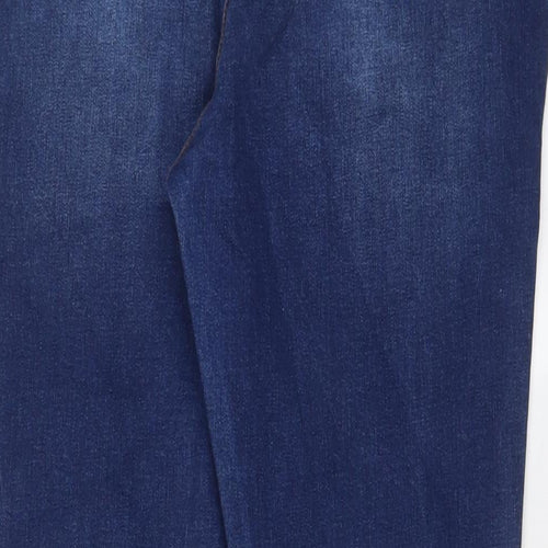 Papaya Womens Blue Cotton Jegging Jeans Size 16 L29 in Regular