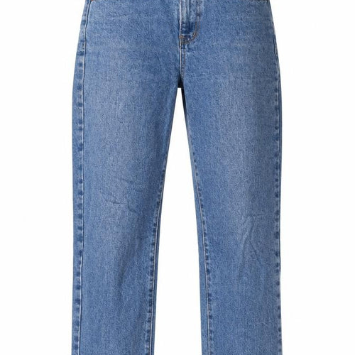 Cotton On Womens Blue Cotton Straight Jeans Size 10 L25 in Regular Zip