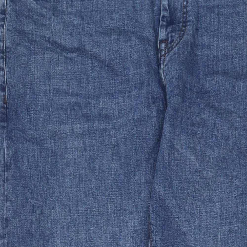 NEXT Mens Blue Cotton Straight Jeans Size 42 in L31 in Regular Zip