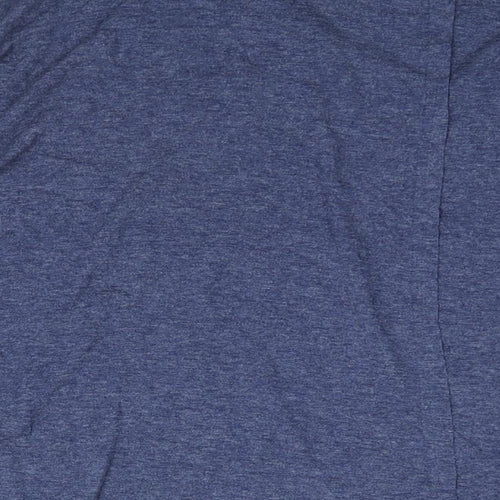 NEXT Womens Blue Viscose Basic Blouse Size 12 V-Neck