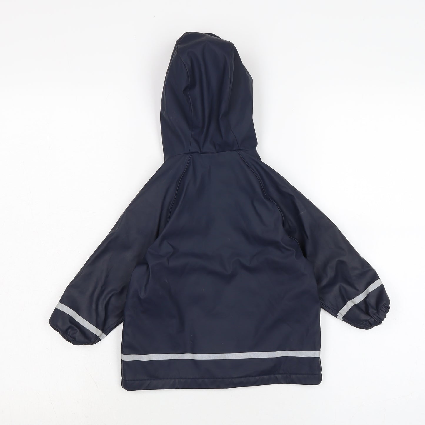 Lupilo Girls Blue Rain Coat Coat Size 18-24 Months Zip
